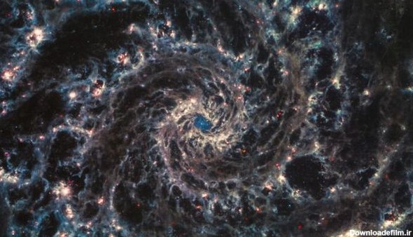 عکس های جدید تلسکوپ جیمز وب از کهکشان NGC 628