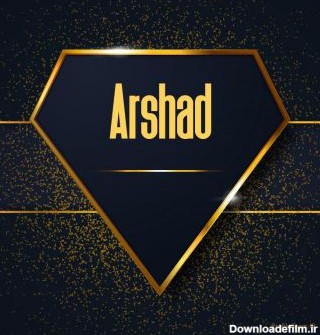 عکس پروفایل اسم انگلیسی ارشاد طلایی Arshad