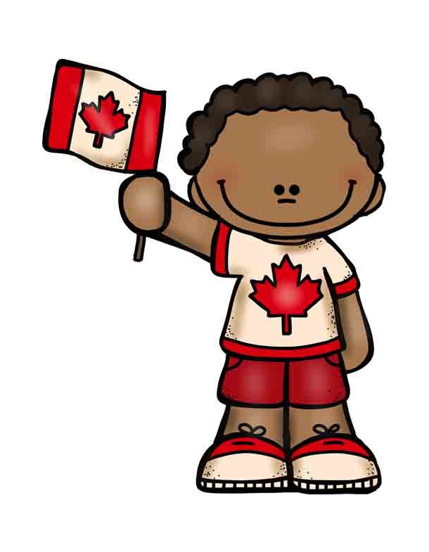 دانلود طرح بچه با پرچم کانادا