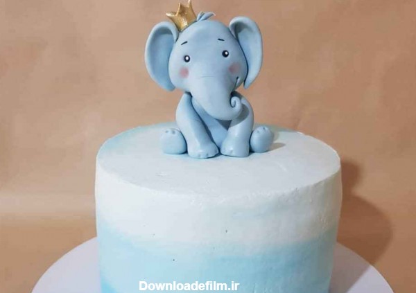 تزیین کیک تولد آبی در انواع تم های فانتزی و شیک