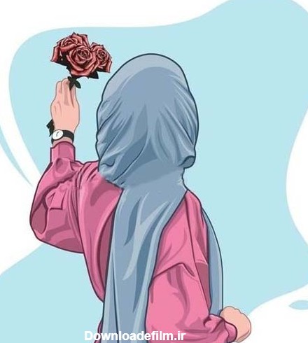 عکس پروفایل دخترونه با حجاب دیجیتالی