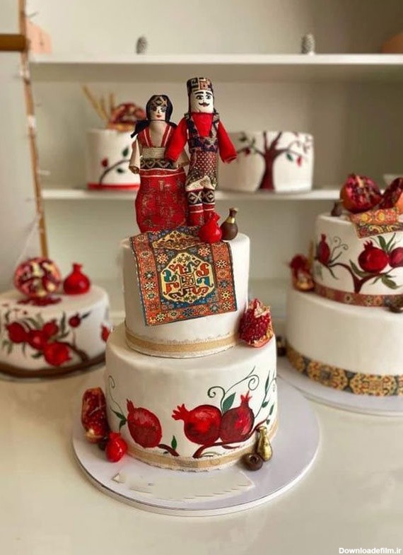 بهترین مدل کیک شب یلدا برای عروس؛ بنظرتون اینا واگعیه یا ...