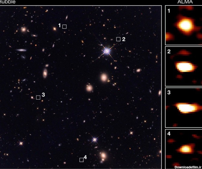 کشف مجموعه‌ای از کهکشان ها با فاصله 11 میلیارد سال نوری +عکس