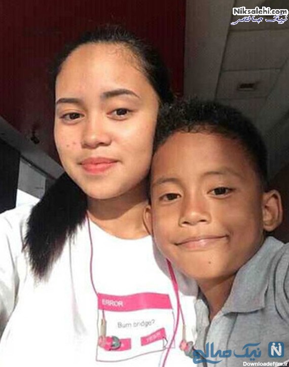 پسر فیلیپینی و خواهرش