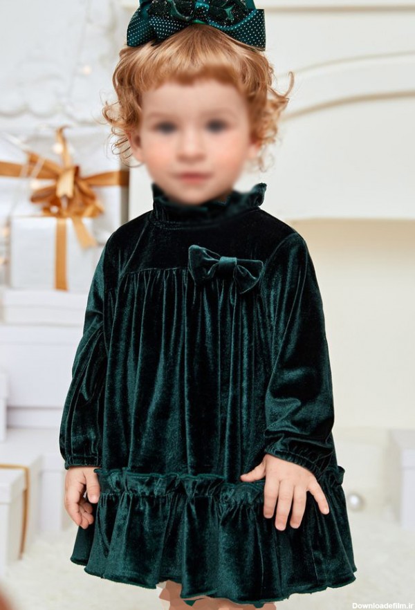 ۵۱ مدل لباس بچه گانه دخترانه با پارچه مخمل کبریتی ۱۴۰۲ - ماگرتا