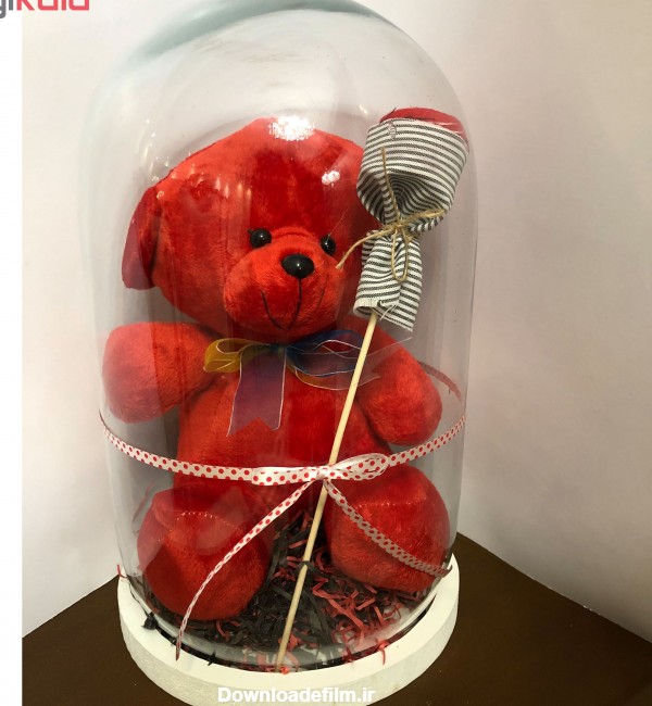 مشخصات، قیمت و خرید پک هدیه و ست هديه عروسک خرس قرمز با شیشه مدل ...