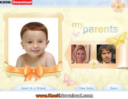 نرم افزار تشخیص چهره نوزاد توسط عکس پدرومادر BabyMaker 1.6 ...