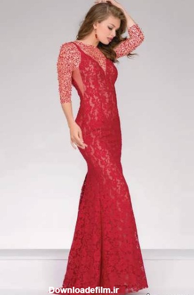 ۶۰ مدل لباس مجلسی گیپور برای خانم هایی که می خواهند شیک پوش ترین ...