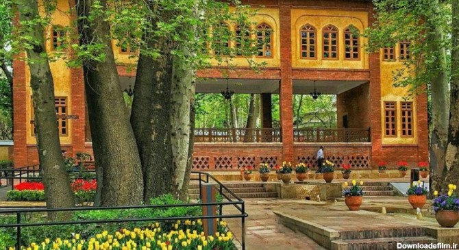 عکس باغ زیبا در ایران