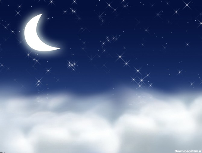 ماه و ستاره های شب - گالری تصاویر نقش