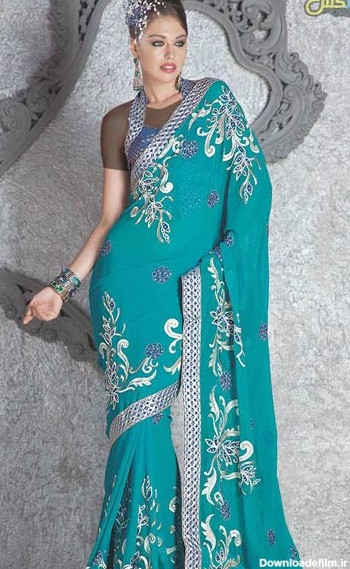 مدل لباس هندی ساری مجلسی india prome dress