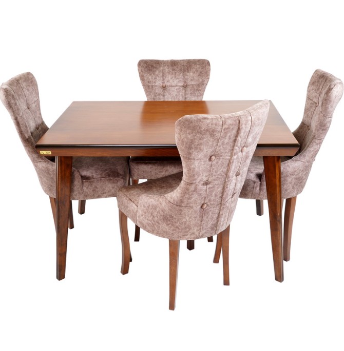 قیمت و خرید میز و صندلی ناهارخوری 4 نفره آنتیک کد 19594
