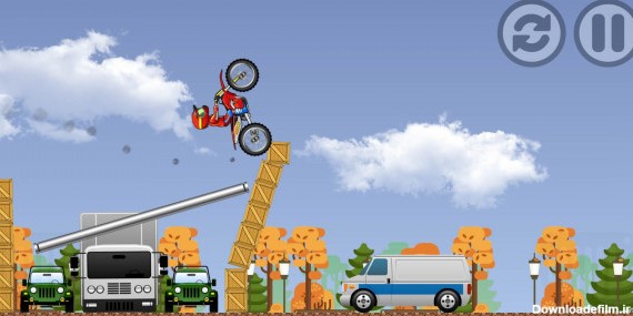 اسکرین شات بازی موتور کراس 1