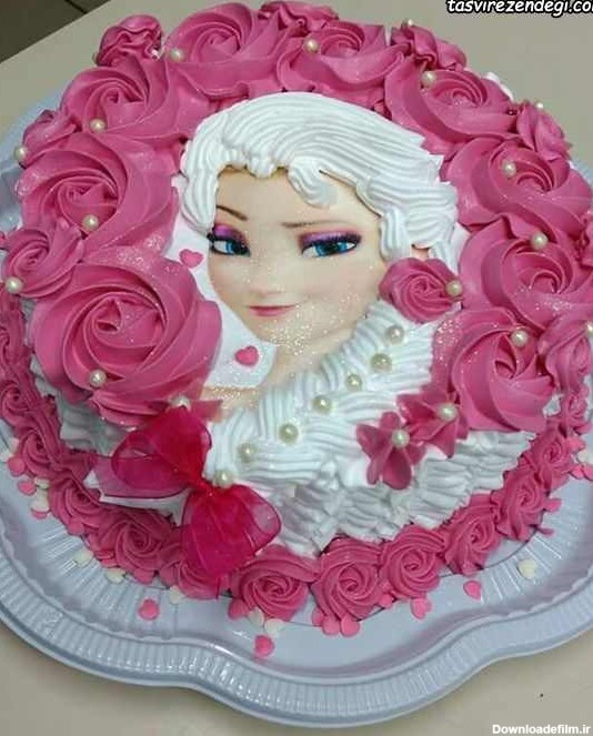 تزیین کیک تولد با ماسوره | عکس 48 مدل زیبای تزیین کیک کودک ...