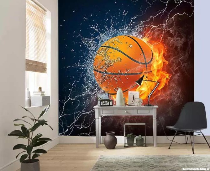 پوستر دیواری ورزشی بسکتبال