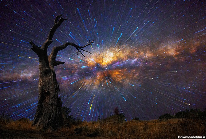 زیبایی شب های پر ستاره در قالب تصویر