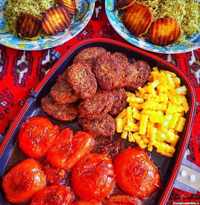 عکس غذای شامی کباب