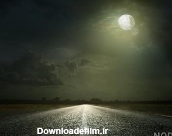 عکس ماه در شب تاریک - عکس نودی
