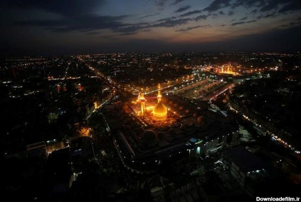 عکس‌های هوایی از کربلا در اربعین حسینی