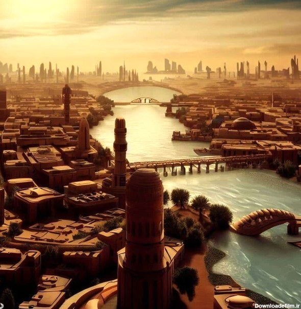 شهرهای شگفت‌انگیز ایران در سال ۲۵۰۰ میلادی از دید هوش مصنوعی/ عکس
