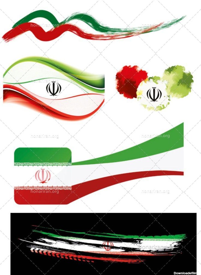 لایه باز پرچم ایران با کیفیت بالا انتخاباتی psd - نمایشگاه هنر ایران