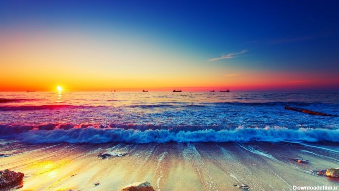 دلنوشته دریا و عاشقی؛ جملات ناب احساسی عاشقانه زیبایی دریا و ساحل