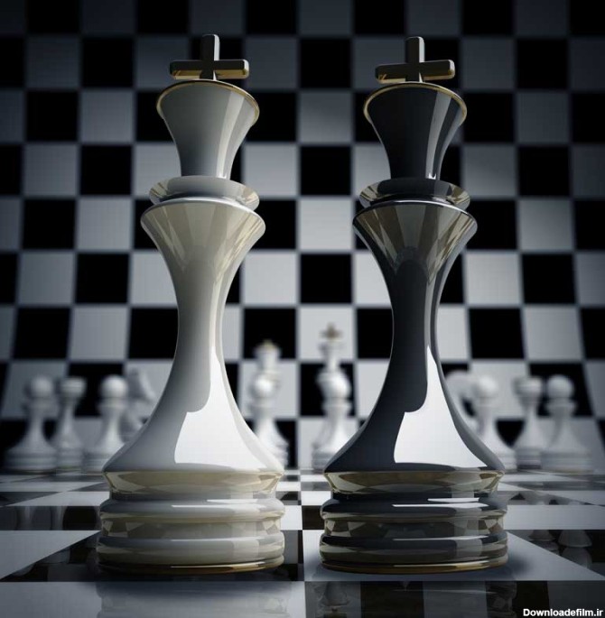 تصویر لارج فرمت شاه شطرنج | تیک طرح مرجع گرافیک ایران