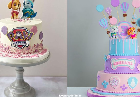 کیک تم تولد سگ های نگهبان4