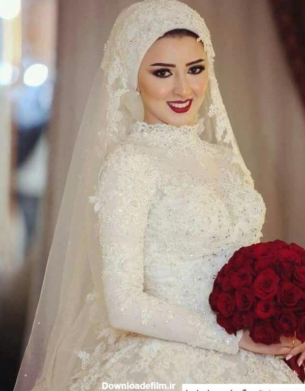 عکس لباس عروس حجاب ❤️ [ بهترین تصاویر ]
