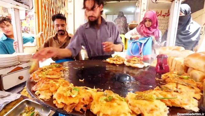 غذاهای خیابانی پاکستان ، کراچی ، همبرگر نینجای خشمگین