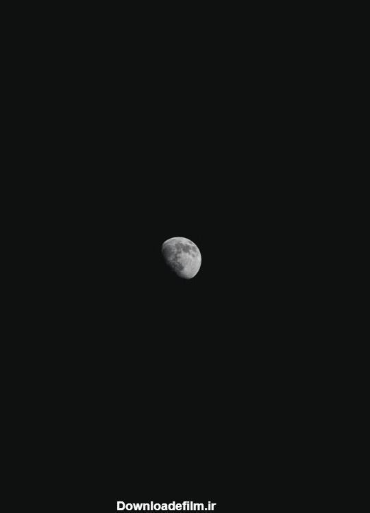 عکس شب تاریک و ماه