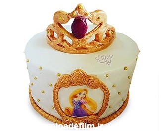 انواع کیک تولد دخترانه - کیک کرونا | کیک آف