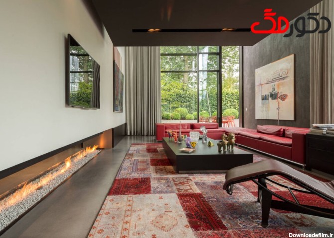 ایده تزیین و دکوراسیون با فرش قرمز در منزل+20 عکس - دکورمگ