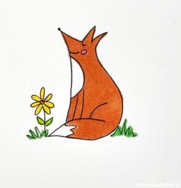نقاشی یک روباه