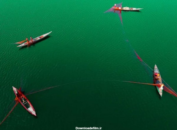 شیوه قدیمی ماهیگیران بنگلادشی برای صید ماهی
