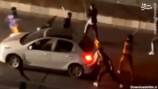 لحظه دستگیری ۷ نفر از اراذل و اوباش ارومیه