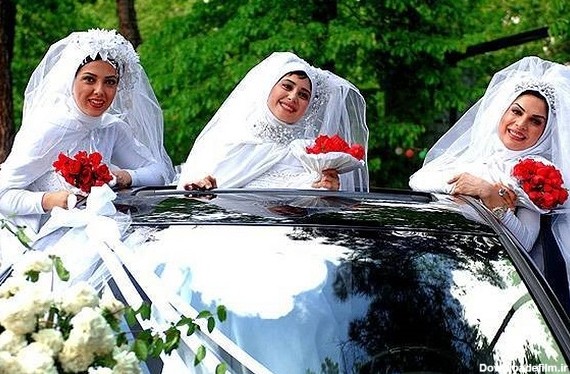 الناز حبیبی با لباس عروس | لباس عروس بسیار زیبای الناز حبیبی