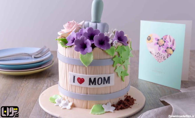 ایده‌های جذاب برای تهیه کیک روز مادر - آجیل و خشکبار توانا