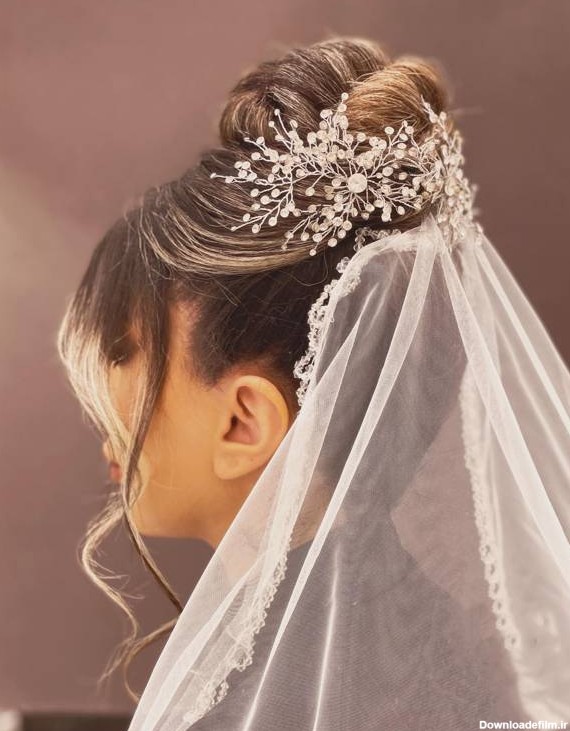 مدل شینیون عروس + مدل مو عروس بسته و باز