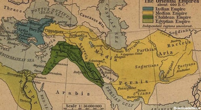 ببینید| وسعت قلمرو پادشاهی ایران از ماد‌ها تا امروز