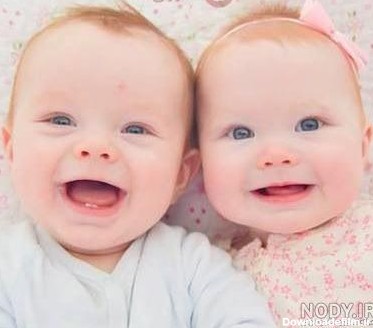 عکس بچه های دوقلو خوشگل دختر