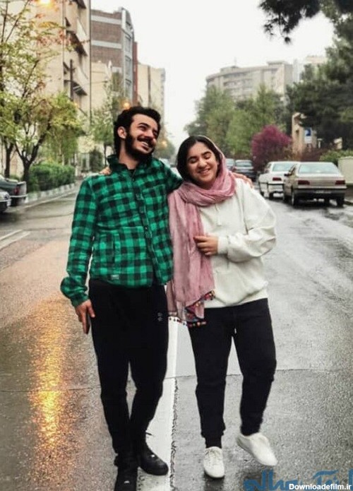 علی شادمان و خواهرش | عکس جدید بازیگر جوان درکنار خواهرش