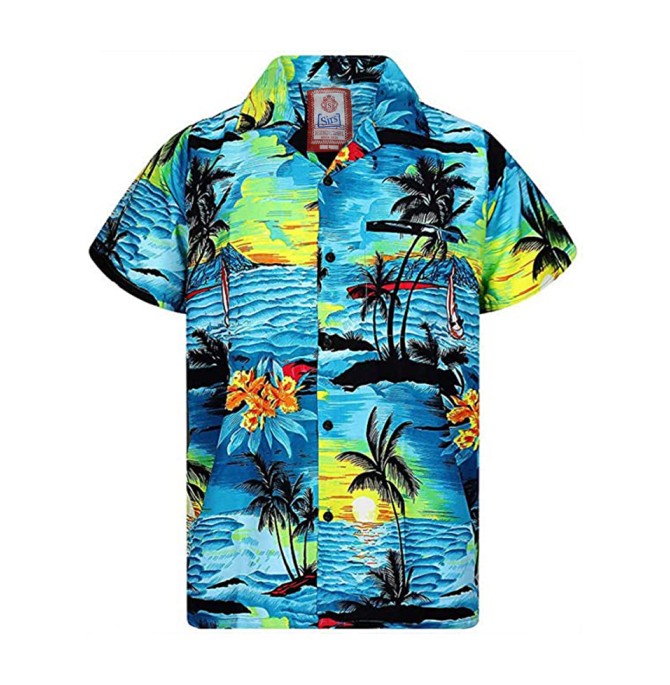 قیمت و خرید پیراهن آستین کوتاه مردانه سرز مدل هاوایی ساحل