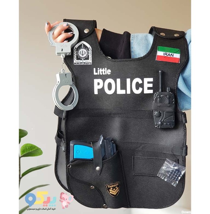 جلیقه پلیس کودک | قیمت لباس پلیس اسباب بازی