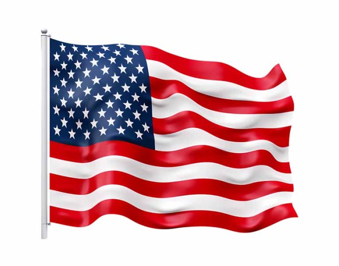 دانلود طرح پرچم آمریکا
