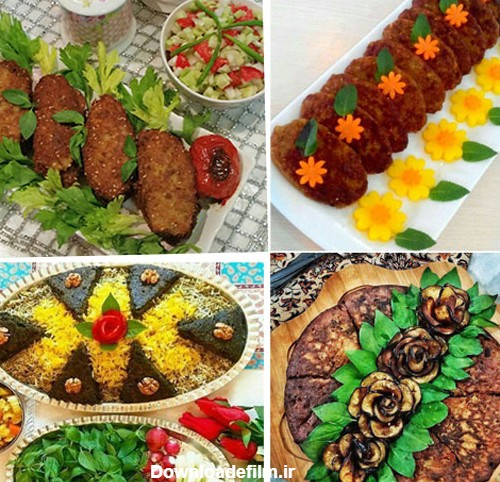 لیست غذاهای ایرانی کوکو کتلت
