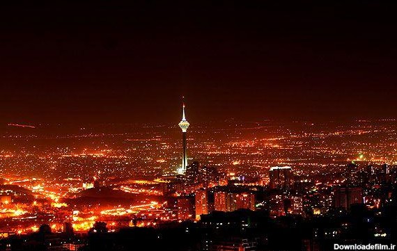 چند عکس زیبا از تهران در شب