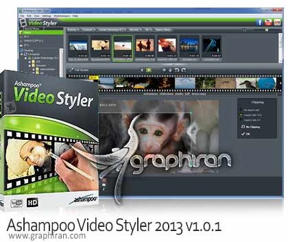 نرم افزار افکت گذاری روی فیلم Ashampoo Video Styler 2013 v1.0.1