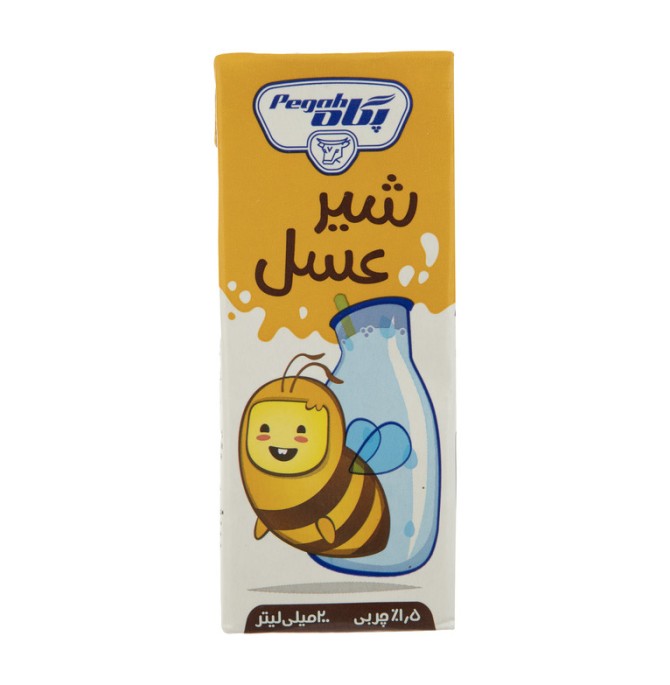 قیمت و خرید شیر عسل پگاه مقدار 0.2 لیتر