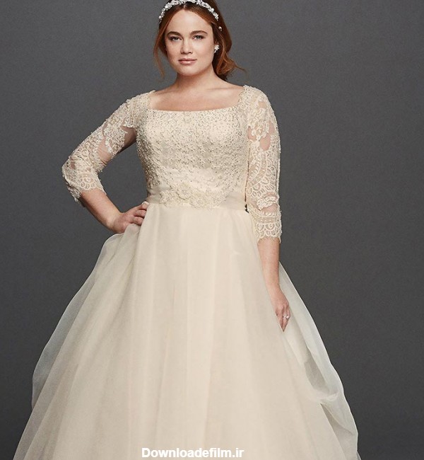 13 نکته مهم در انتخاب لباس عروس برای افراد چاق - فروشگاه اینترنتی ...